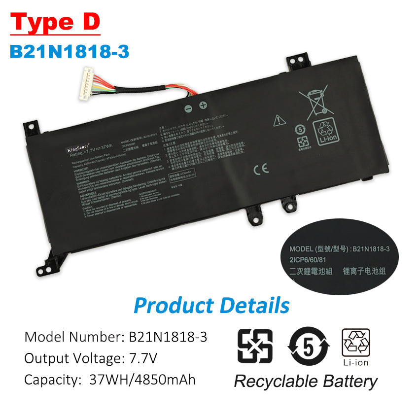 ASUS-B21N1818-3-7.7V-37WH-Battery