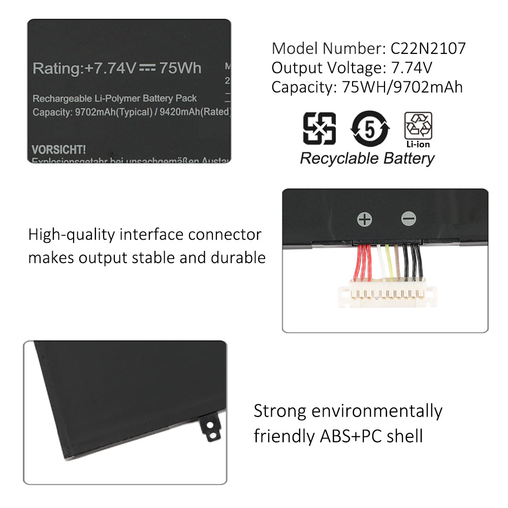 ASUS-C22N2107-9702mAh-Laptop-Battery