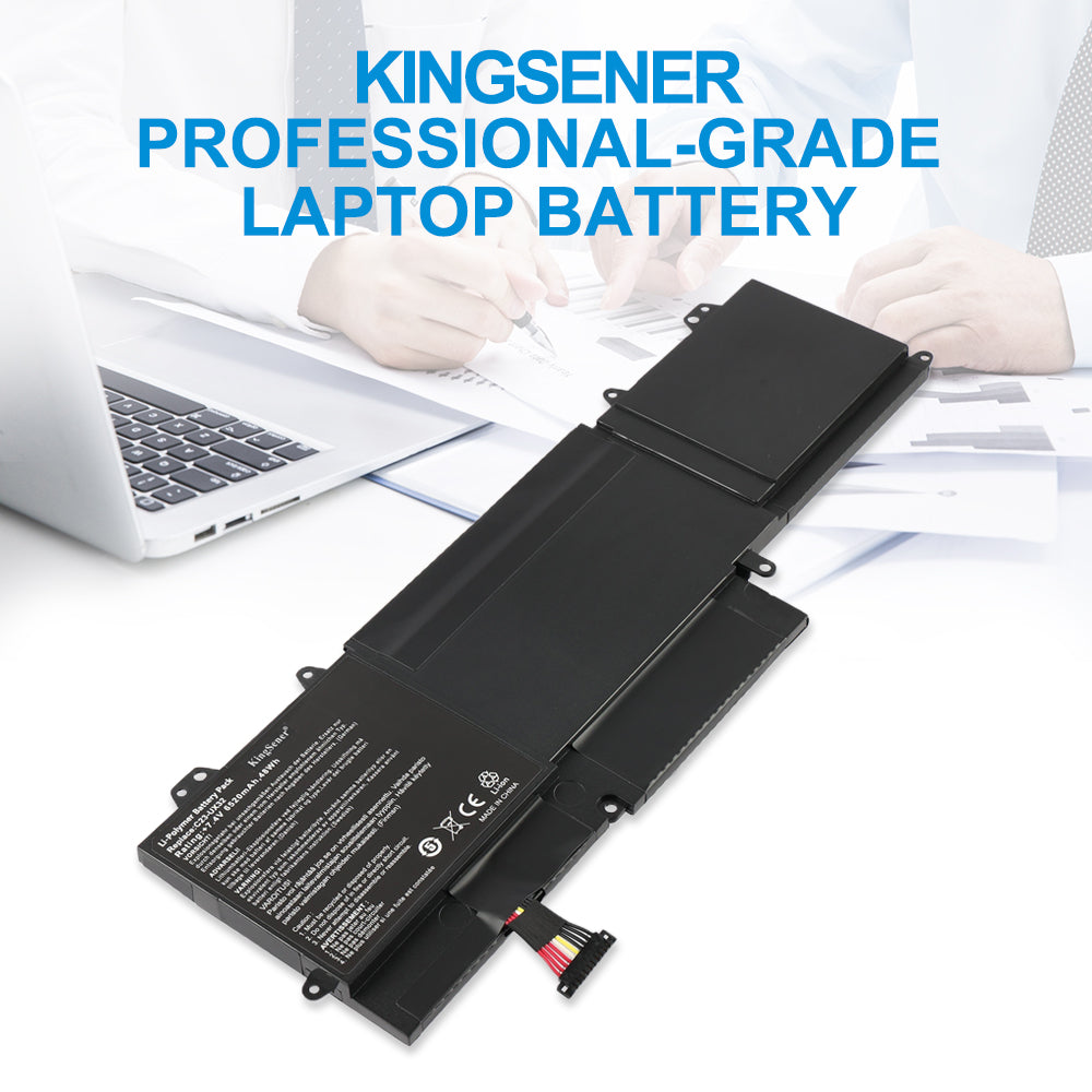ASUS C23-UX32 replacement professional-grade Li-polymer laptop battery 7.4V 48Wh 6520mAh for Zenbook
