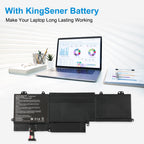 ASUS C23-UX32 replacement Li-polymer laptop battery 7.4V 48Wh 6520mAh for long lasting working performance
