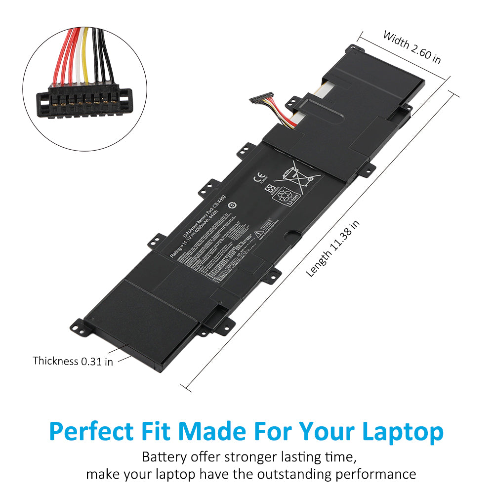 ASUS-C31-X402-4000mAh-Laptop-Battery
