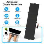 ASUS C31N1620 replacement Li-Polymer laptop battery 11.55V 50Wh with voltage control ESD thermal cutoff protection