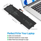 ASUS C31N1620 replacement Li-Polymer laptop battery 11.55V 50Wh dimensions 10.71 inch perfect fit for laptop