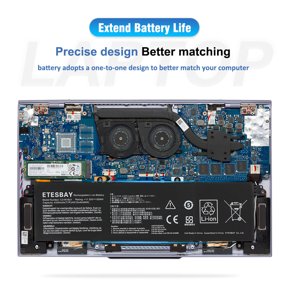 ASUS-C31N1821-11.55V-50Wh-Laptop-Battery-ETESBAY