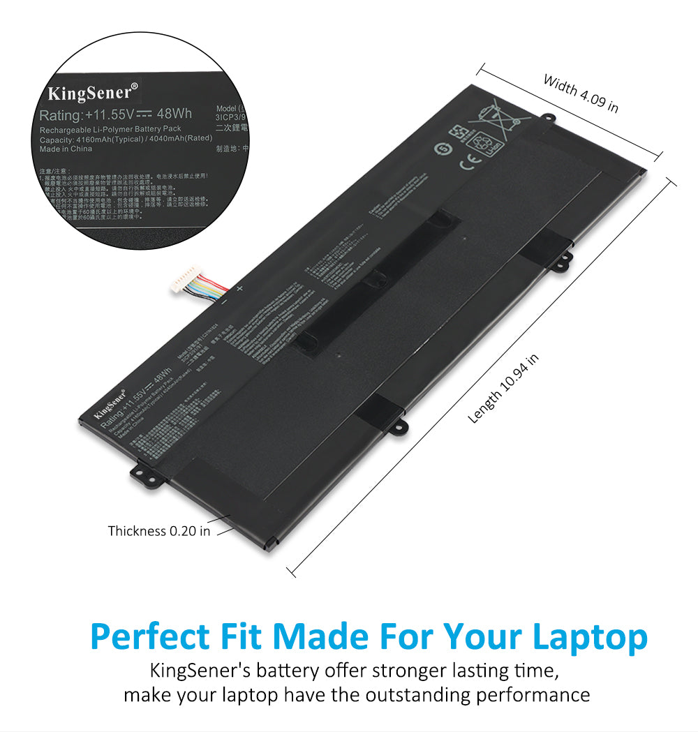C31N1824 Laptop Battery For Asus Chromebook Flip C434 C434T C434TA