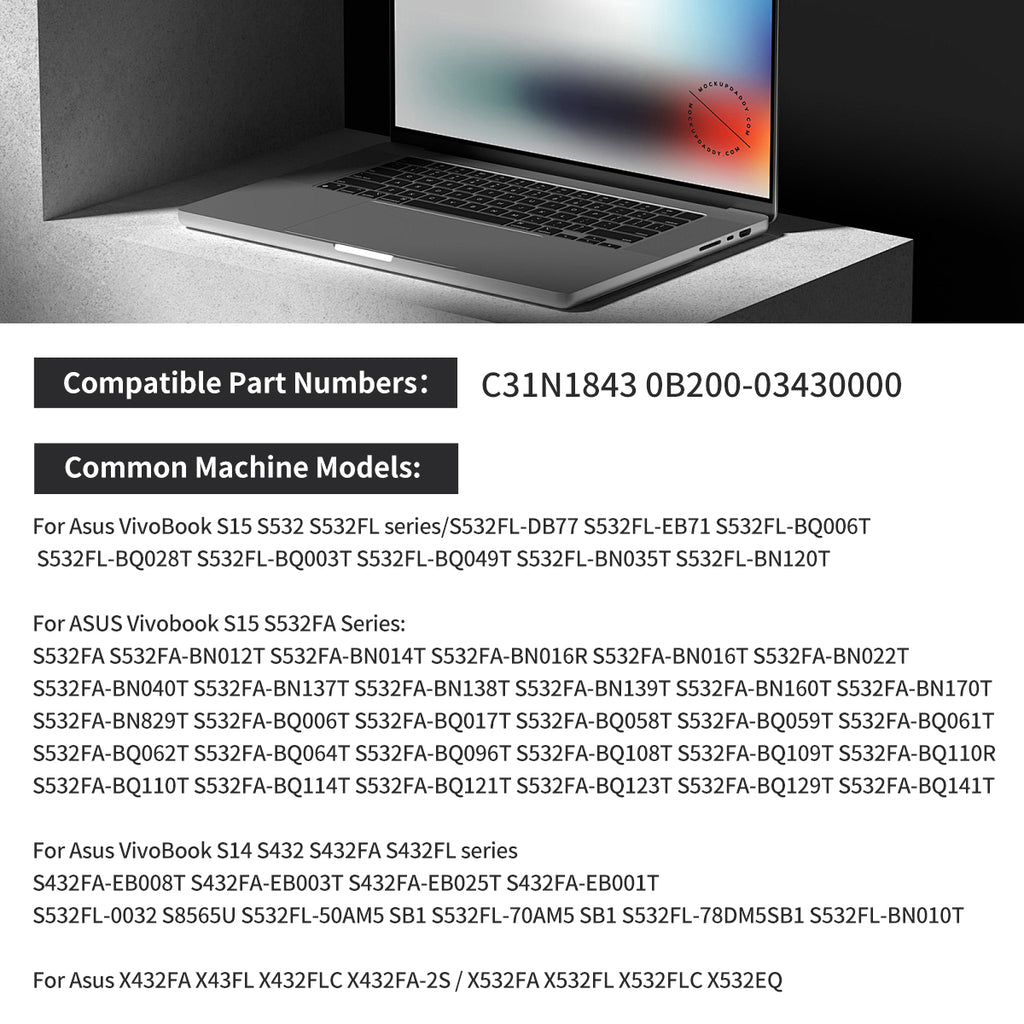 ASUS-C31N1843-11.55V-42WH-Laptop-Battery-LUSONBAY