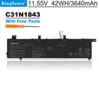 Bateria Kingsener C31N1843 para laptop ASUS VivoBook S14 S432 S432FA S432FL S15 S532 S532FA S532FL X432FA X432FA-2S X532FA X532FL