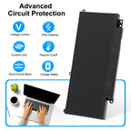 C32-N750 battery with 6-layer circuit protection: voltage, ESD, current, thermal, short-circuit, charge safety