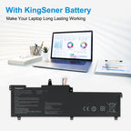 ASUS laptop powered by KingSener C41N1541 replacement battery 15.2V 76Wh for long-lasting working