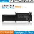 Laptop Battery For ASUS C41N1716 0B200-02770000 4ICP4/59/134