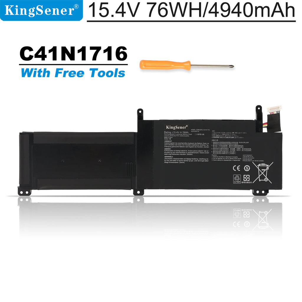 ASUS-C41N1716-15.4V-4940mAh-Laptop-Battery