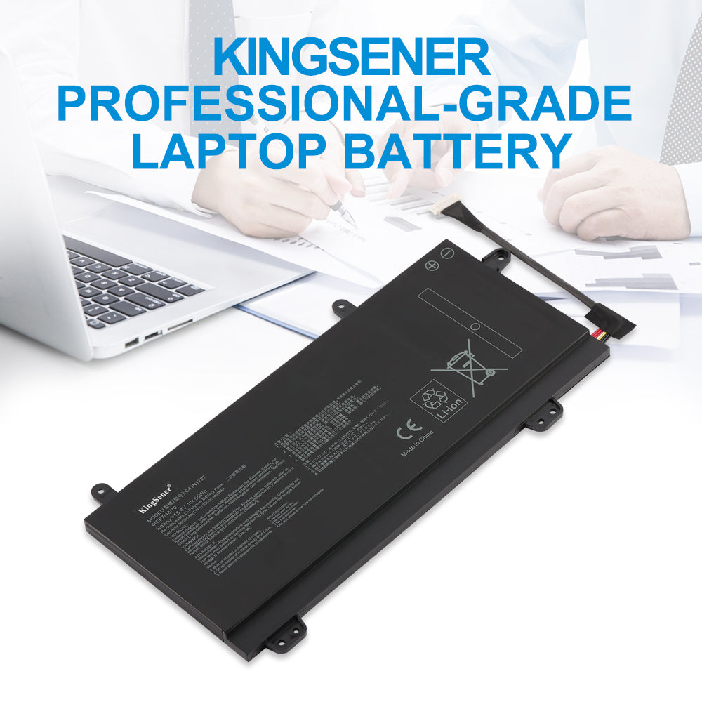 KingSener professional-grade C41N1727 replacement laptop battery 15.4V 55Wh Li-polymer for ASUS