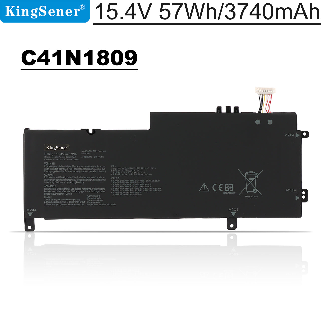 ASUS-C41N1809-15.4V-3740MAH-Laptop-Battery