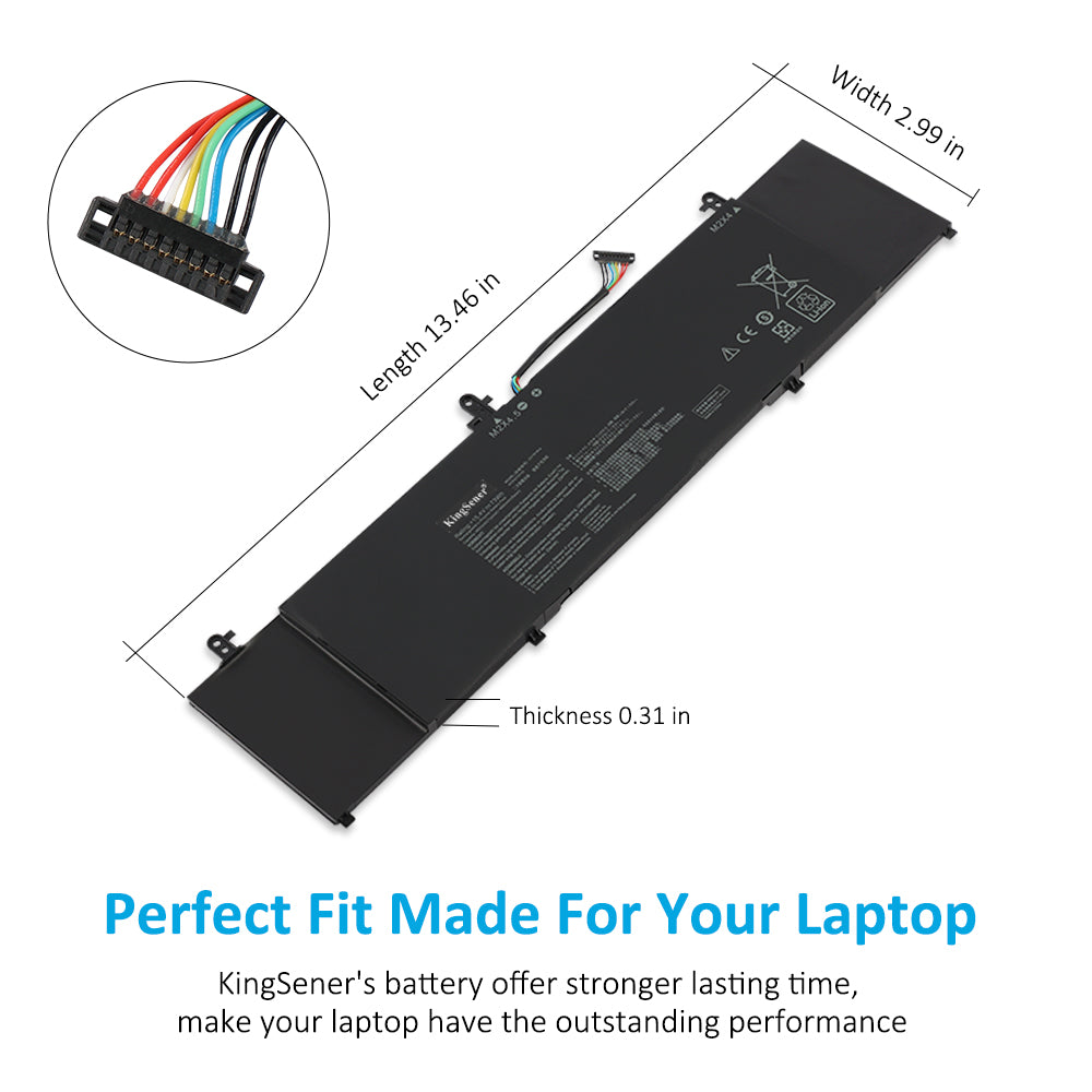 Kingsener C41N1814 Laptop Battery for ASUS ZenBook 15 UX533 UX533FD UX533FN RX533 RX533FD Series Notebook 0B200-03120100