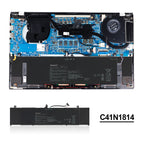 Kingsener C41N1814 Laptop Battery for ASUS ZenBook 15 UX533 UX533FD UX533FN RX533 RX533FD Series Notebook 0B200-03120100