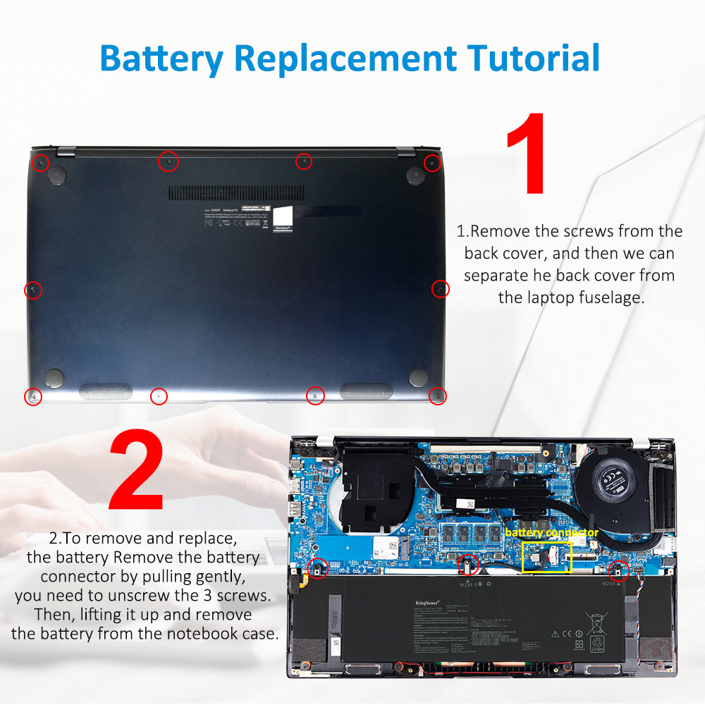 Kingsener C41N1814 Laptop Battery for ASUS ZenBook 15 UX533 UX533FD UX533FN RX533 RX533FD Series Notebook 0B200-03120100