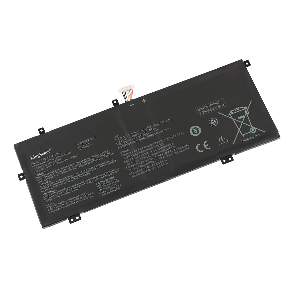 C41N1825 replacement laptop battery 15.4V 72Wh 4725mAh Li-Polymer 4-cell for ASUS
