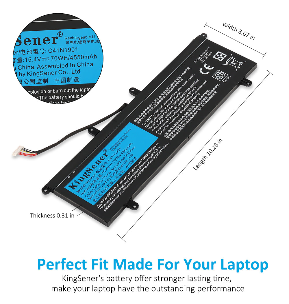 ASUS-ZenBook-C41N1901-70WH-Laptop-Battery
