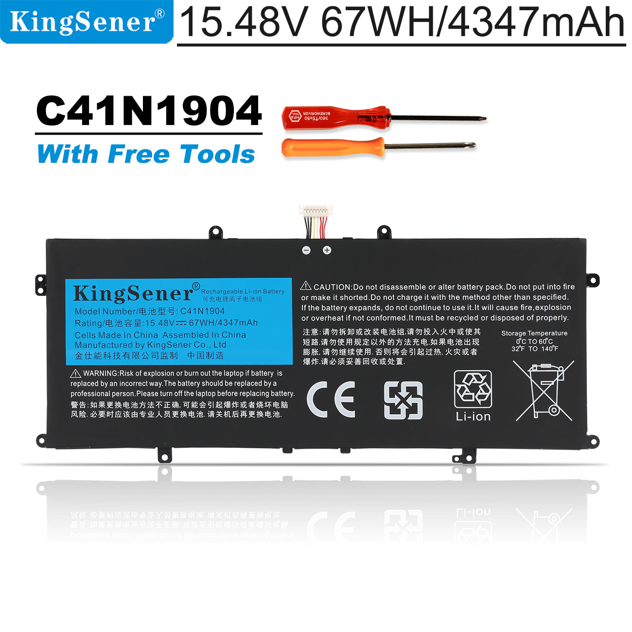 ASUS-C41N1904-67WH-laptop-battery