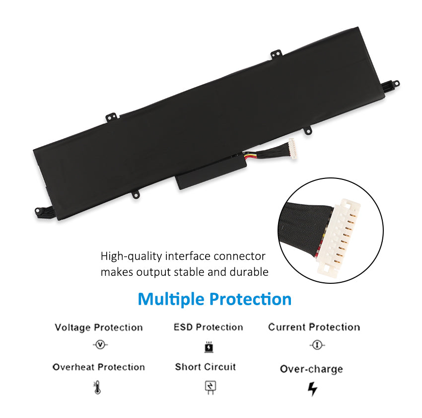 Batteria C41N1908 Per Asus ROG Zephyrus G14 GA401 (2021) – 15,4V 4940mAh 76Wh, Ricambio Sostitutivo - 3