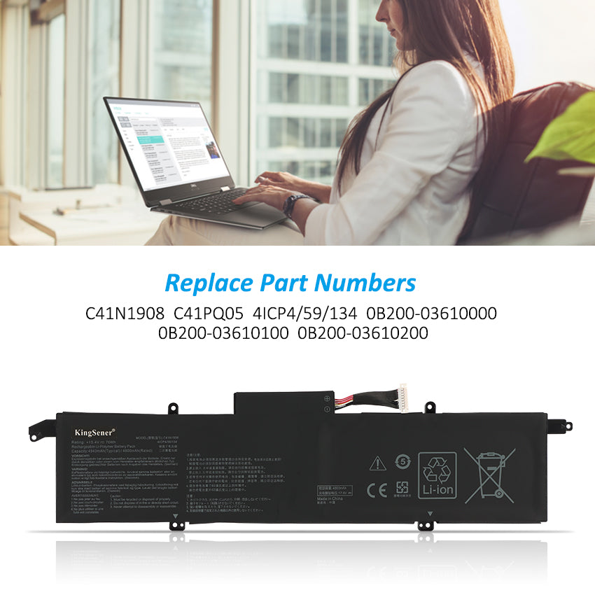 ASUS-C41N1908-4940mAh-laptop-battery
