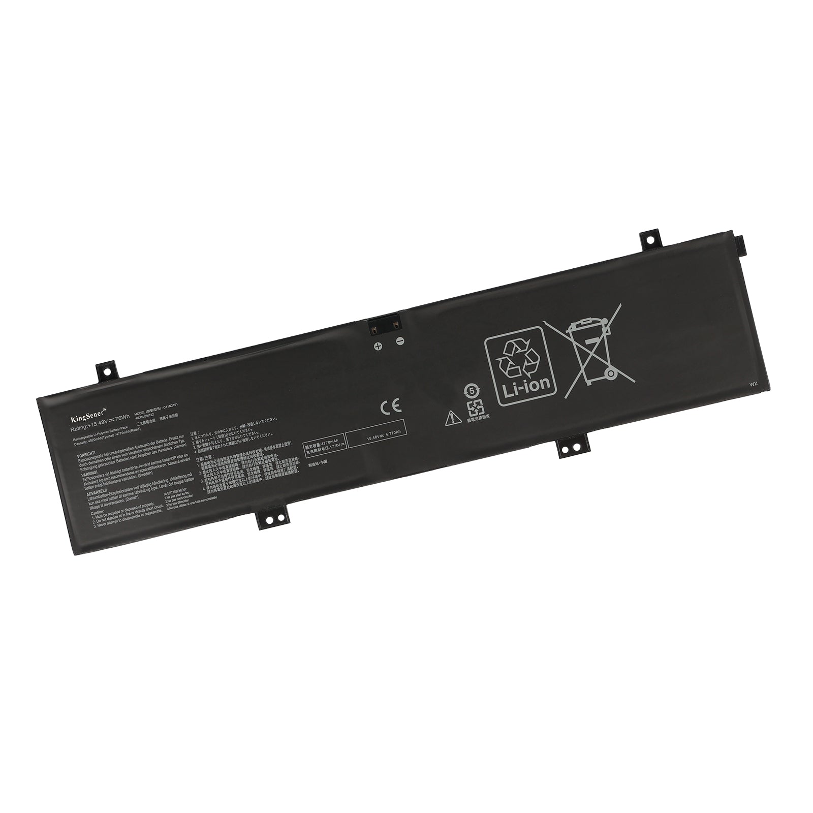C41N2101 Laptop Battery For Asus TUF Gaming FX517Z  FX517ZE FX517ZE-ES73 FX517ZM FX517ZM-AS73 76WH 15.48V