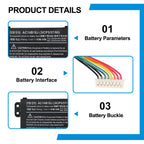 AC14B18J product details: 11.4V 36Wh 3220mAh 3ICP5/57/80 battery parameters, 11-pin interface connector, buckle mount design for Acer Aspire notebook
