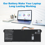 Acer AC14B3K replacement Li-ion laptop battery 15.2V 48.9Wh 3220mAh for long lasting working