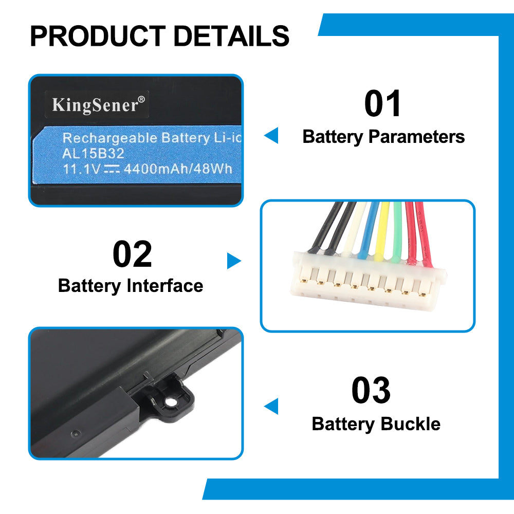 Acer-AL15B32-11.4V-48WH-Laptop-Battery