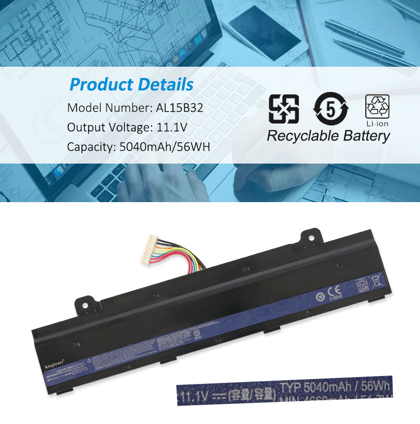 Acer-AL15B32-56WH-Laptop-Battery