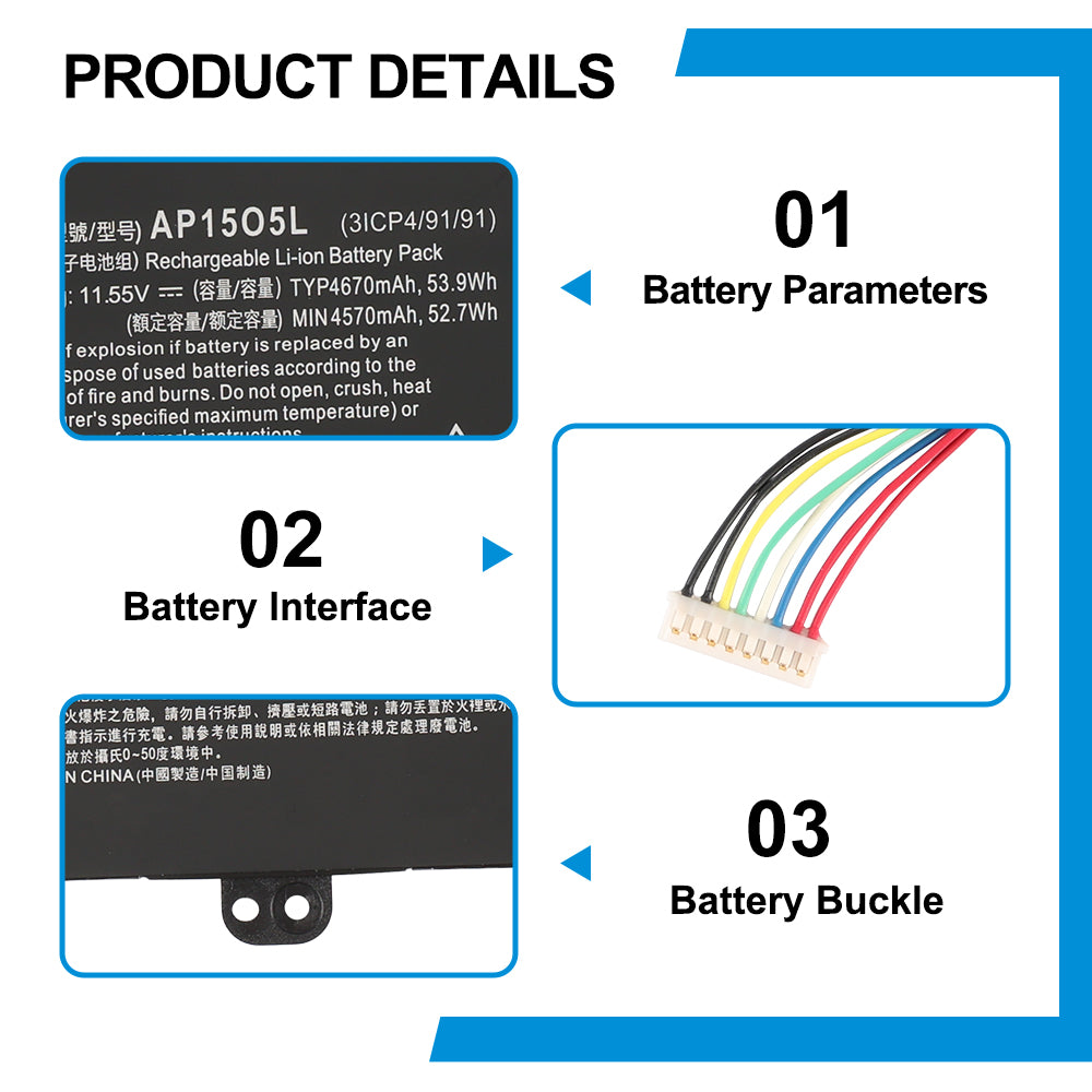 Acer-AP15O5L-11.55V-53.9Wh-Laptop-Battery