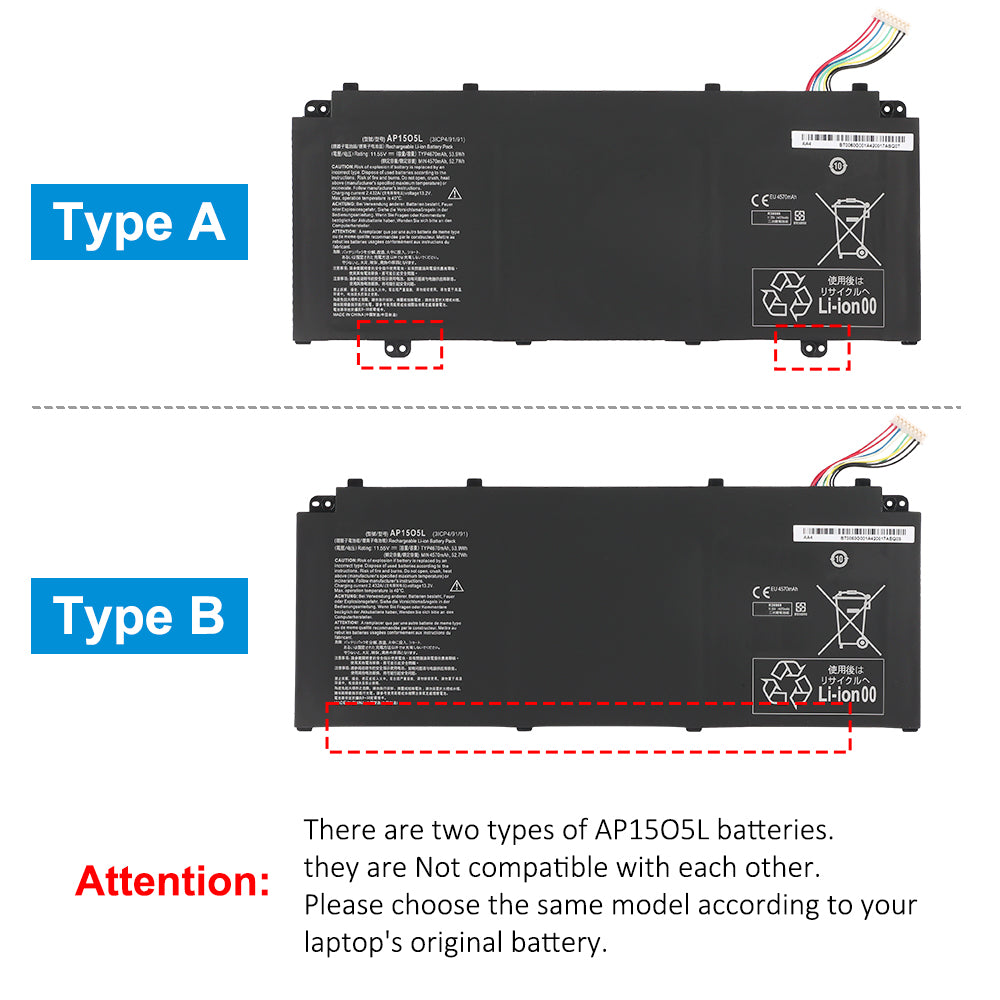Acer-AP15O5L-11.55V-53.9Wh-Laptop-Battery