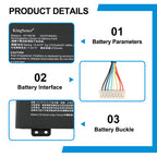 Acer AP18E7M replacement Li-ion laptop battery 15.4V 3733mAh 57.48Wh product details with parameters interface and buckle