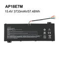 Acer AP18E7M replacement Li-ion laptop battery 15.4V 3733mAh 57.48Wh product specification image