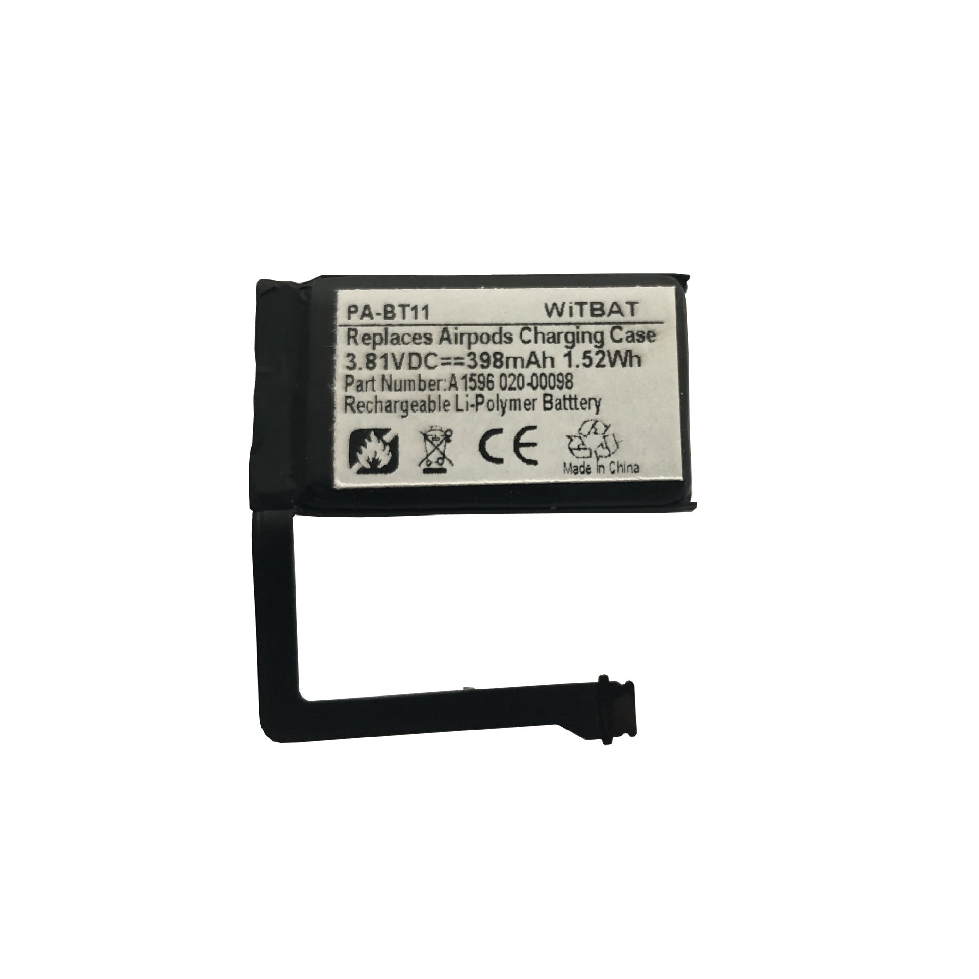 AirPods-A1596-PA-BT13-398mAh-Battery