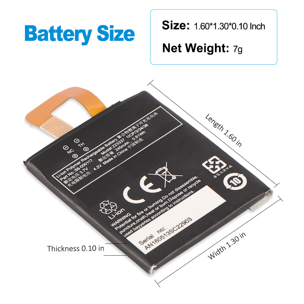 Amazon-223337-3.7V-0.91Wh-Battery