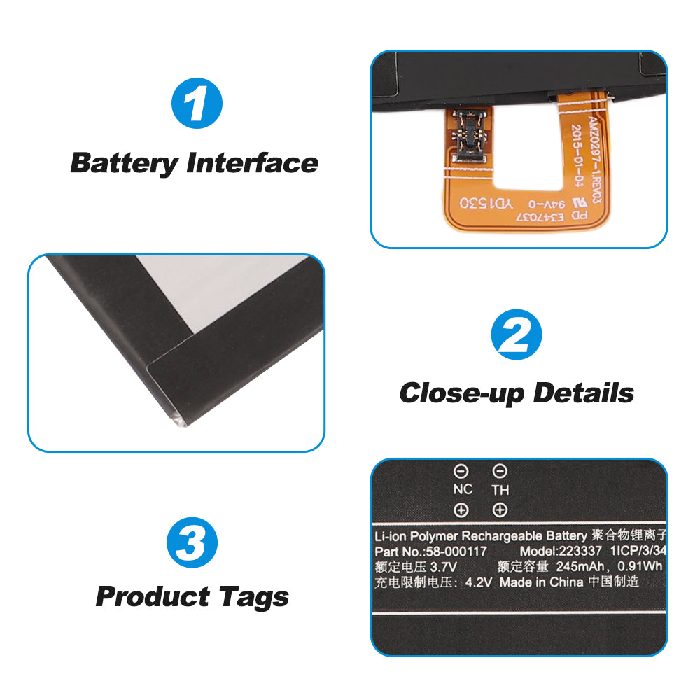 Amazon-223337-3.7V-0.91Wh-Battery