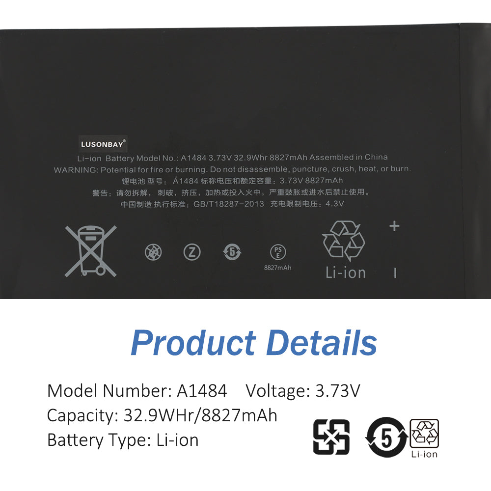 Appel-A1484-8827mAh