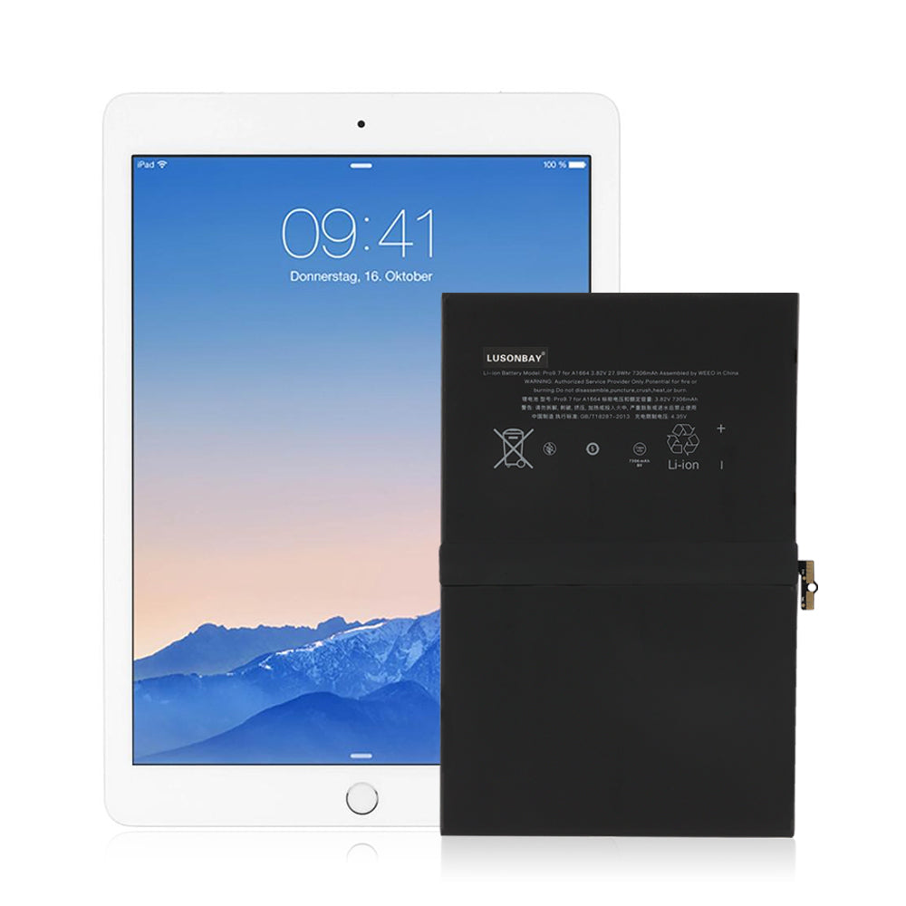 LUSONBAY A1664 Tablet Battery For Apple iPad 7 Pro 9.7 inch A1673