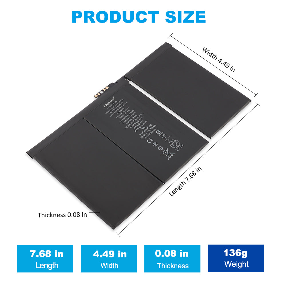 Apple-A1376-3.8V-26.33Wh-iPad-Battery