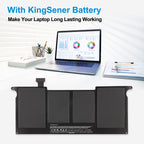 A1495 replacement laptop battery 7.6V 38.75Wh 5100mAh for MacBook Air, long-lasting working office travel