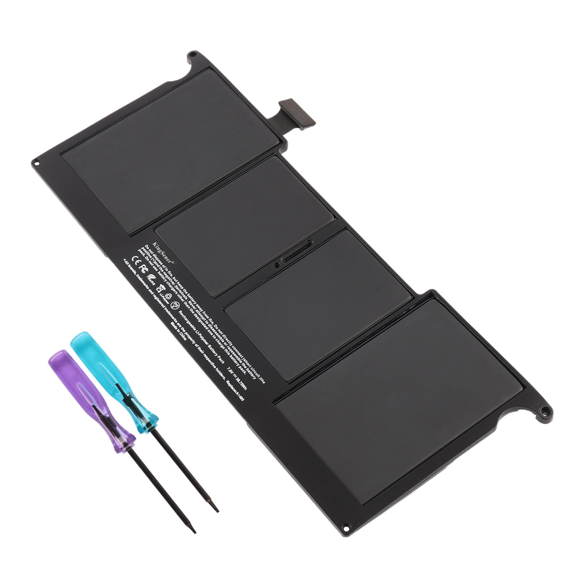 A1495 replacement laptop battery 7.6V 38.75Wh 5100mAh Li-Polymer for MacBook Air, with 2 screwdrivers
