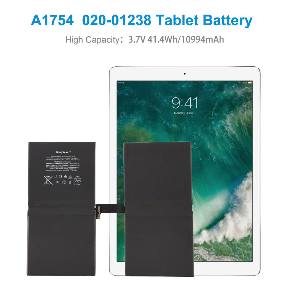 iPadPro 12.9インチ 64GB 第2世代 バッテリー97% Tablet Battery For Apple iPad Pro 12.9 inch 2nd Gen A1671 Battery
