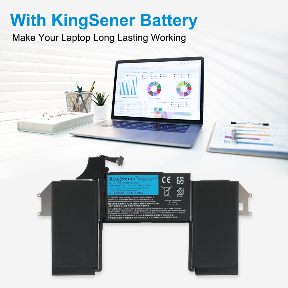 Apple-A1965-11.4V-4379mAh-Macbook-Battery