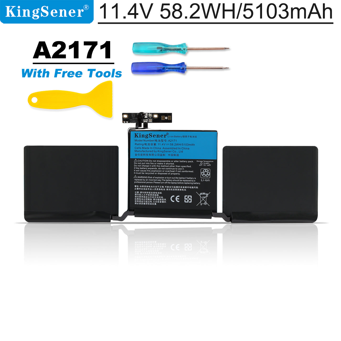 Apple-A2171-5103mAh-laptop-battery