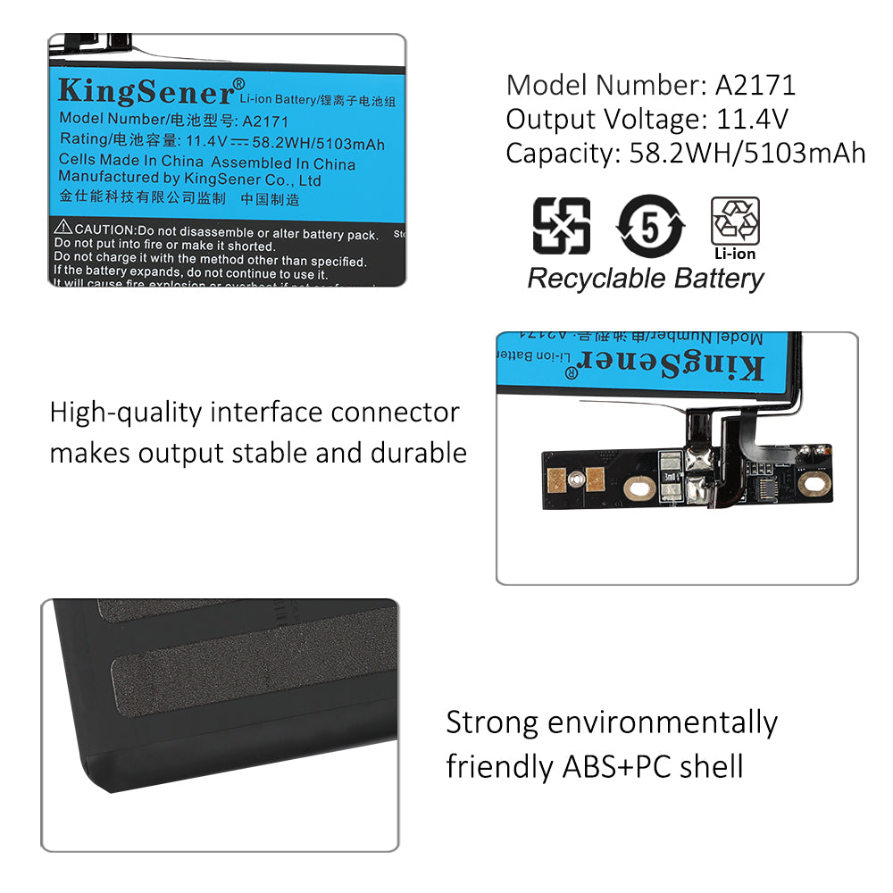 Apple-A2171-5103mAh-laptop-battery