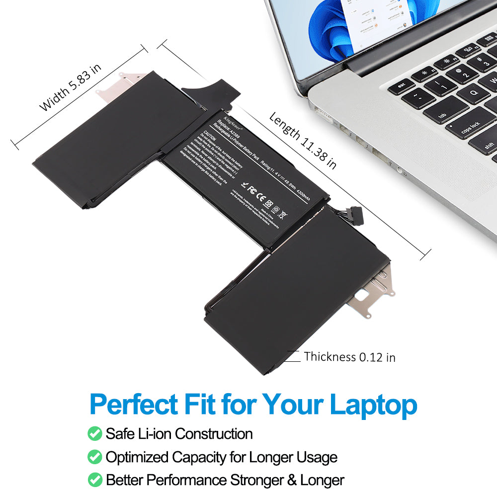 A2389 MacBook Air M1 Battery - 13 Inch 2020 A2337 Replacement 49.9
