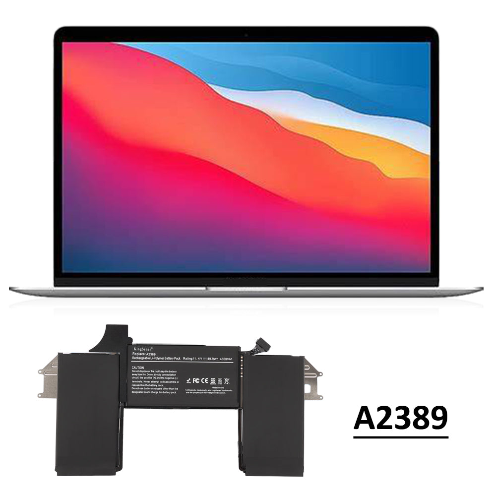 A2389 MacBook Air M1 Battery - 13 Inch 2020 A2337 Replacement 49.9