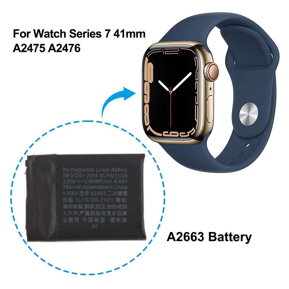 Apple-A2663-3.85V-1.094Wh-iWatch-Battery