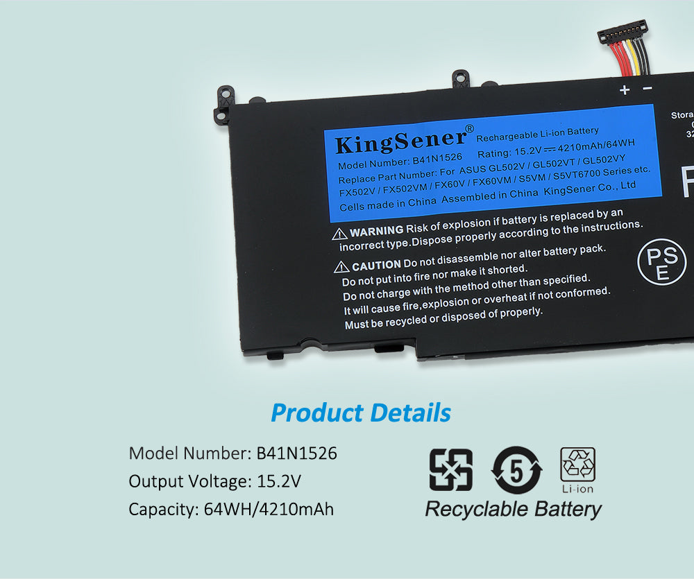 B41N1526-15.2V-64Wh-Battery